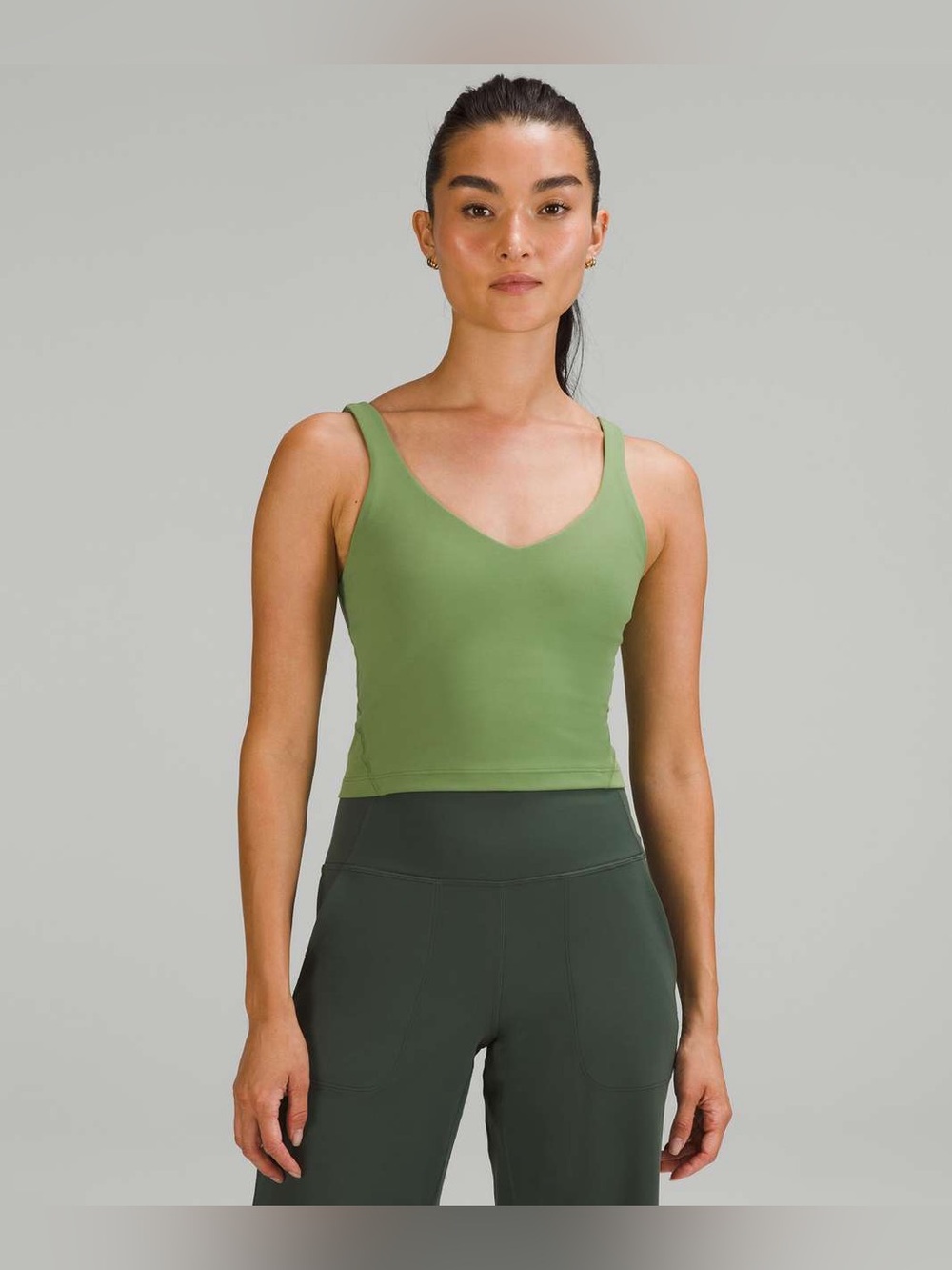 Lululemon Align Tank Top Nulu Size 10 Green Foliage